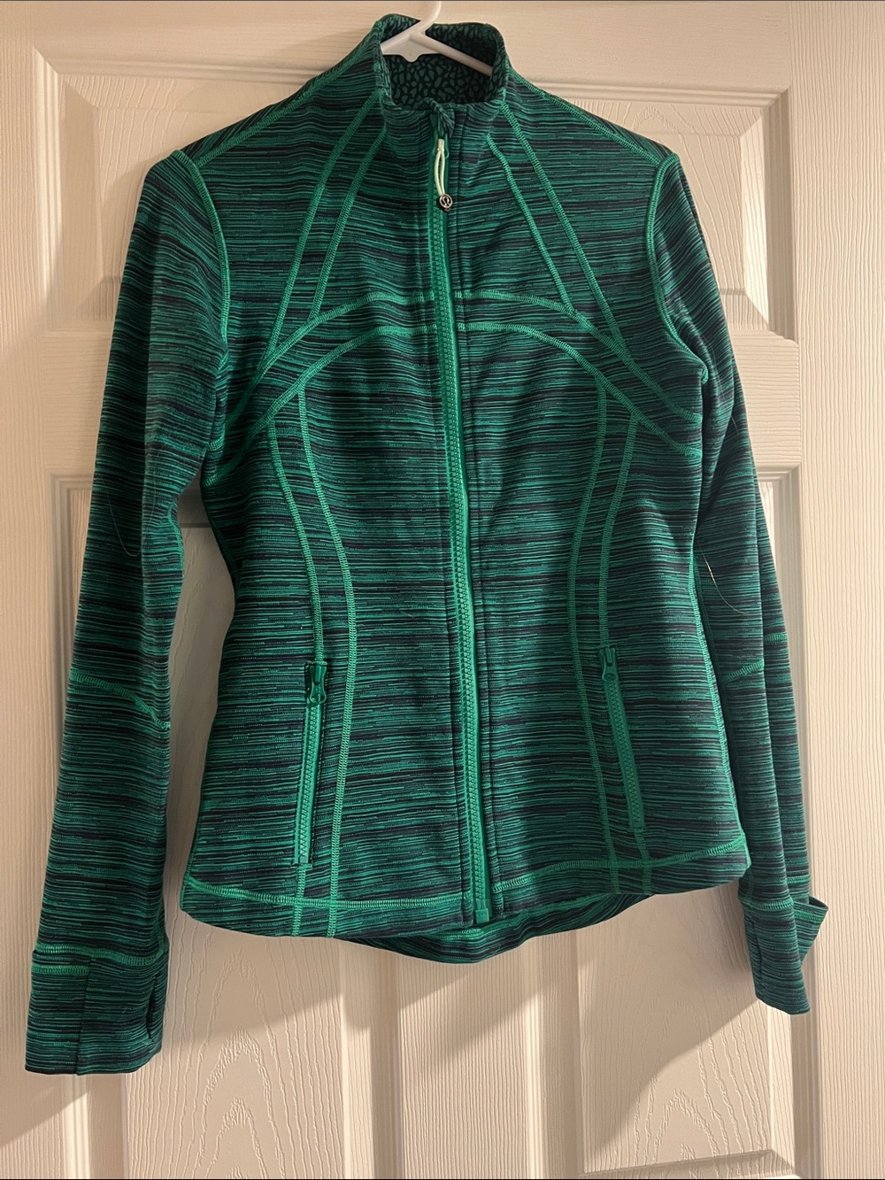 lululemon athletica Teal Space-Dye Full-Zip Utility Jacket